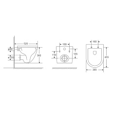 Унитаз подвесной Veconi Tondo Rimless VCN1-52R - фото 7